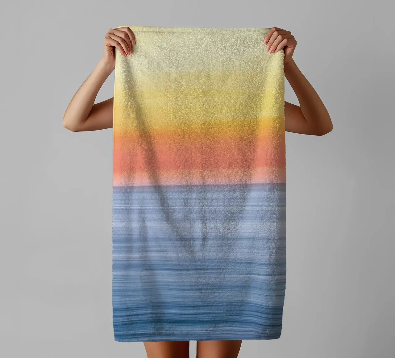 gradient wave and color asciugamano da bagno da Grant