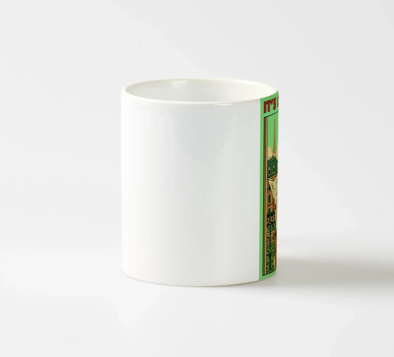 l'ora del caffè le donne disegnano tazza in ceramica da samaras