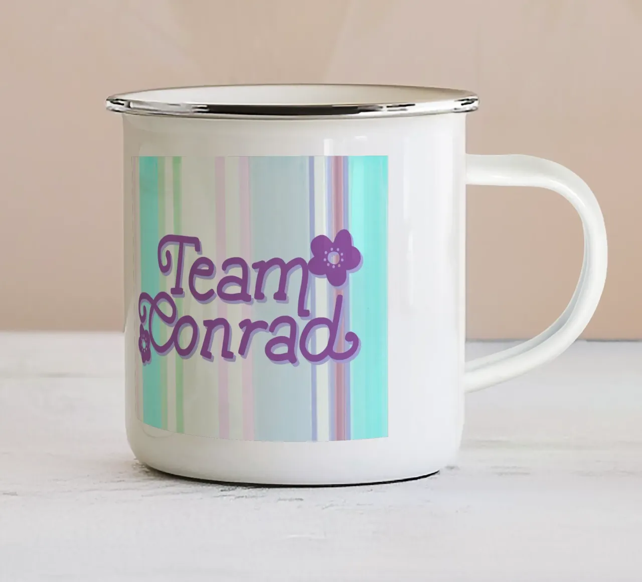 Team Conrad tazza in smalto da Art House