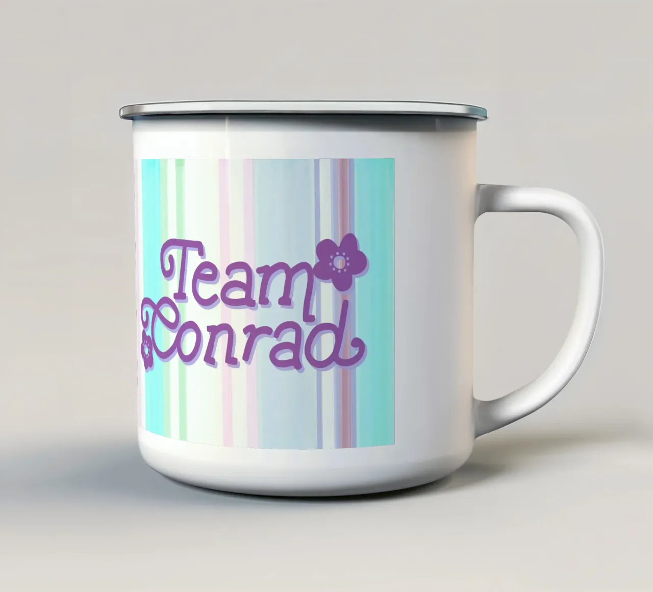 Team Conrad tazza in smalto da Art House