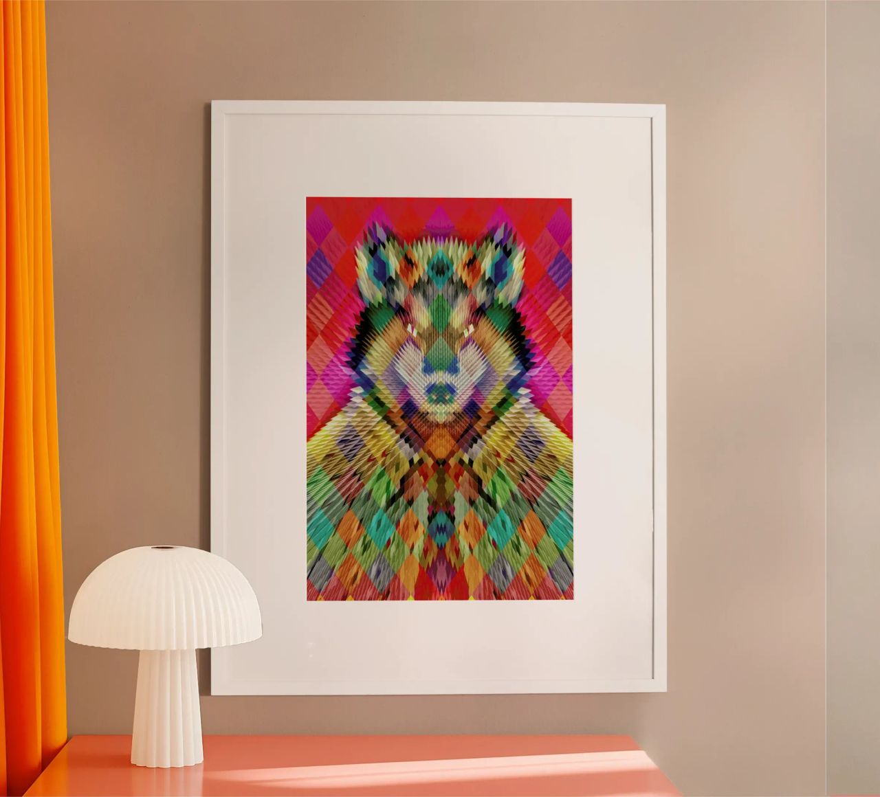 Corporate Wolf Poster von Ali Gulec