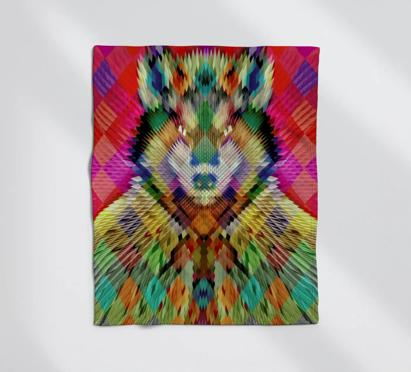 Corporate Wolf Fleecedecke von Ali Gulec