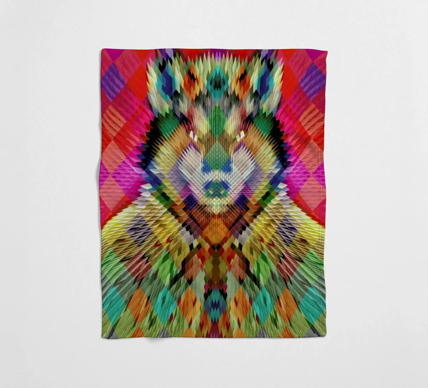Corporate Wolf Fleecedecke von Ali Gulec