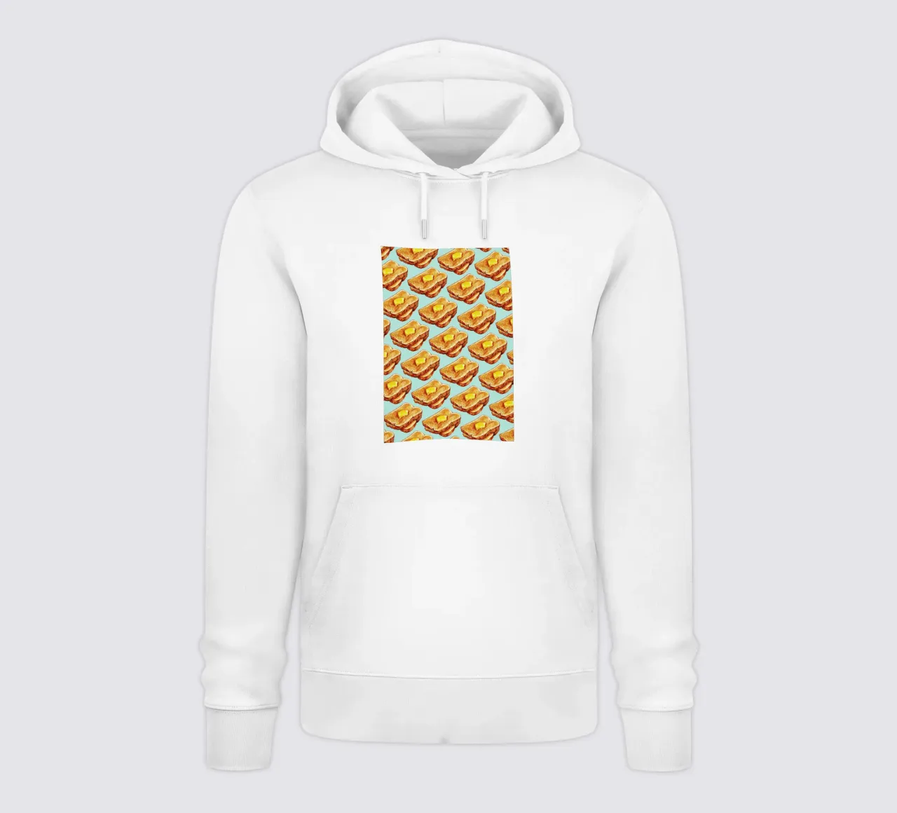 Buttered Toast Pattern Hoodie von Kelly Gilleran