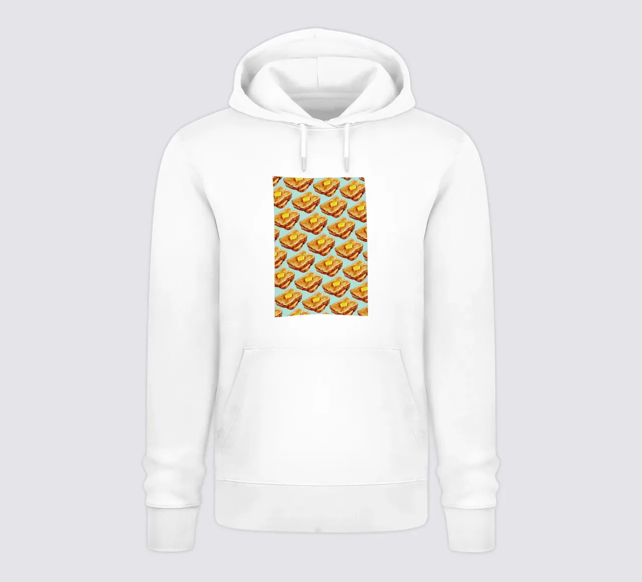 Buttered Toast Pattern Hoodie von Kelly Gilleran
