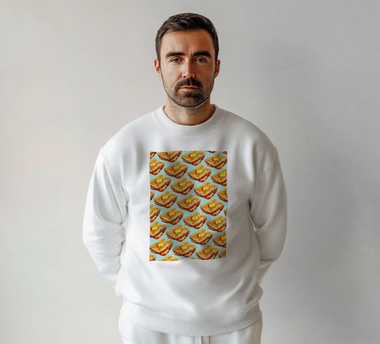Buttered Toast Pattern felpa da Kelly Gilleran