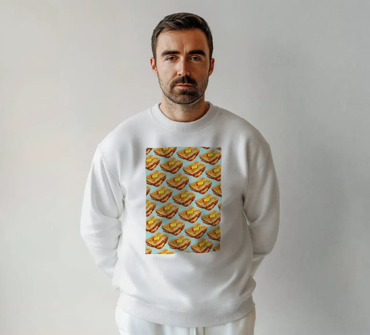 Buttered Toast Pattern felpa da Kelly Gilleran