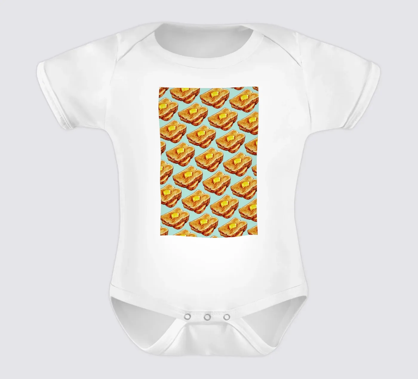 Buttered Toast Pattern body bébé de Kelly Gilleran