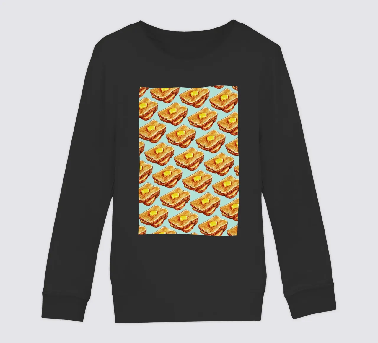 Buttered Toast Pattern felpa bambino da Kelly Gilleran