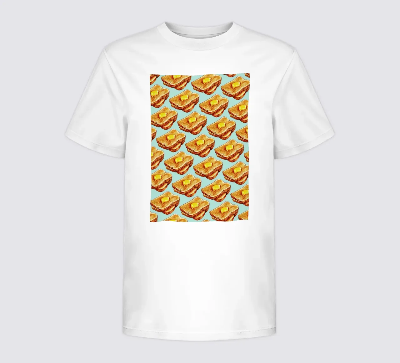 Buttered Toast Pattern t-shirt bambini da Kelly Gilleran