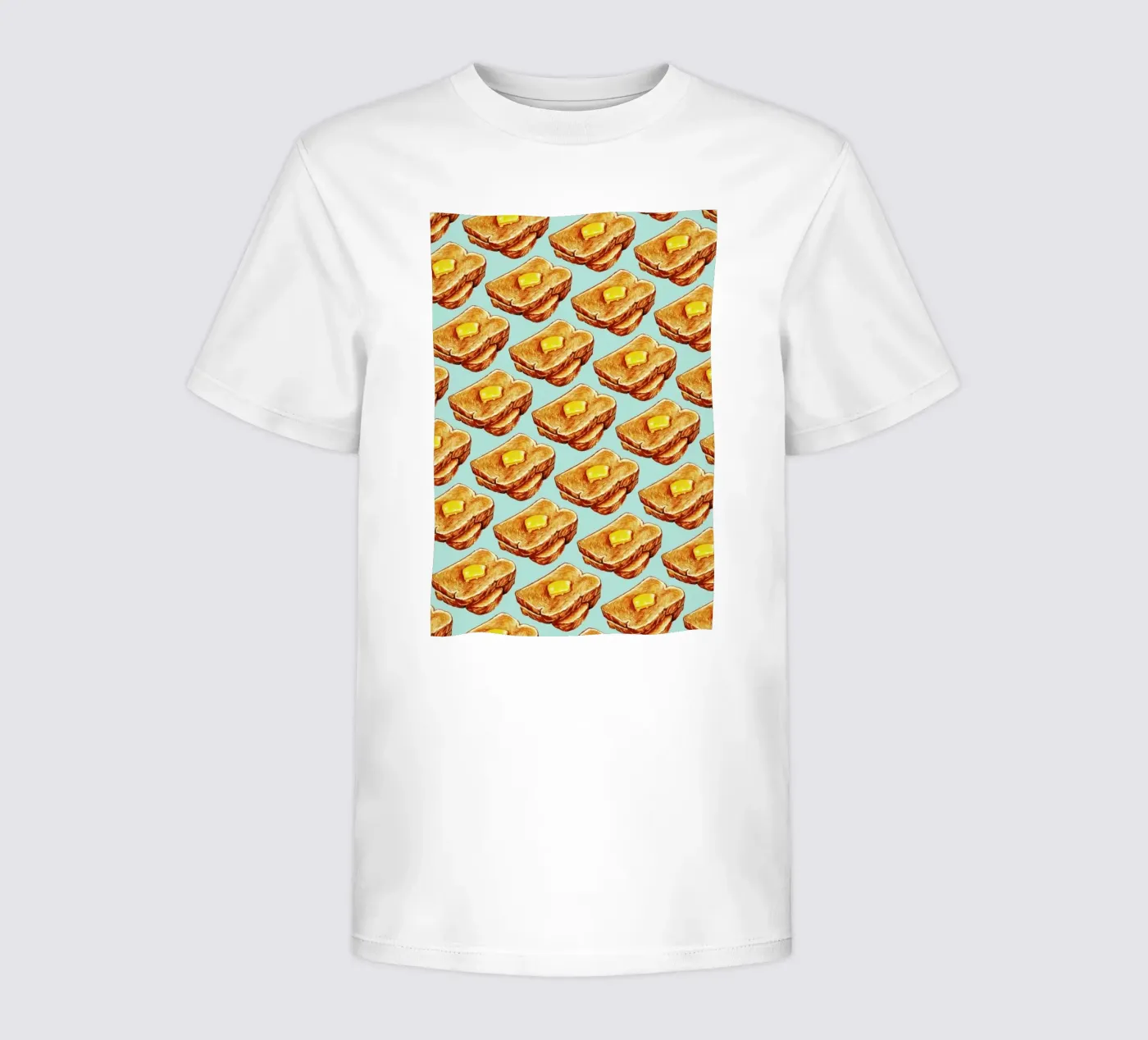 Buttered Toast Pattern t-shirt bambini da Kelly Gilleran