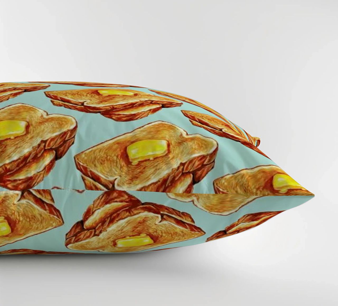 Buttered Toast Pattern cuscino da Kelly Gilleran