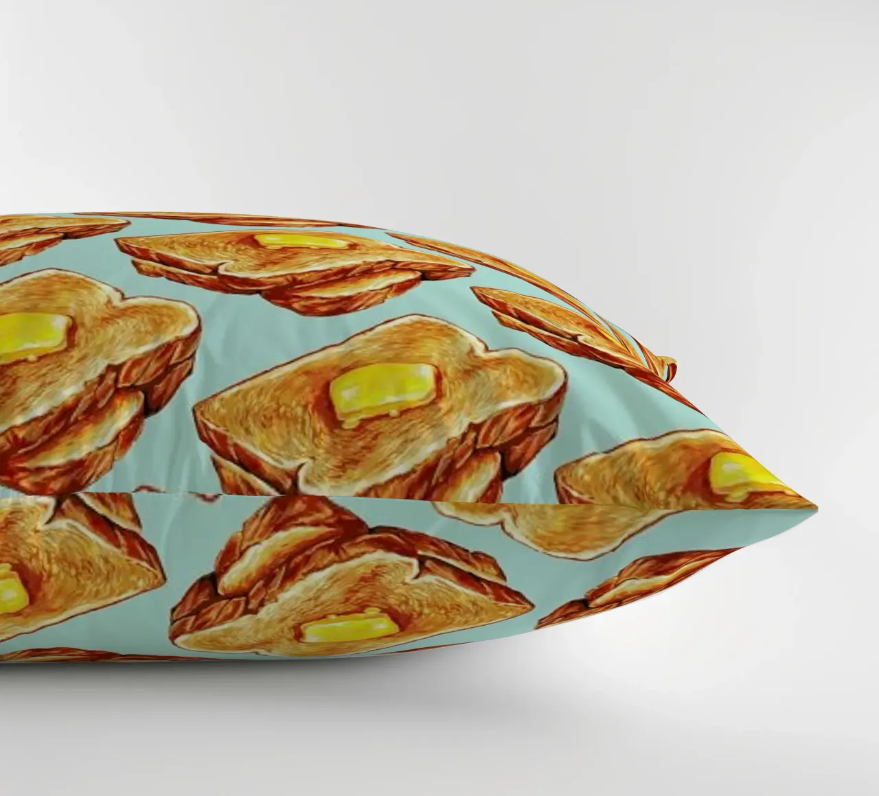 Buttered Toast Pattern cuscino da Kelly Gilleran