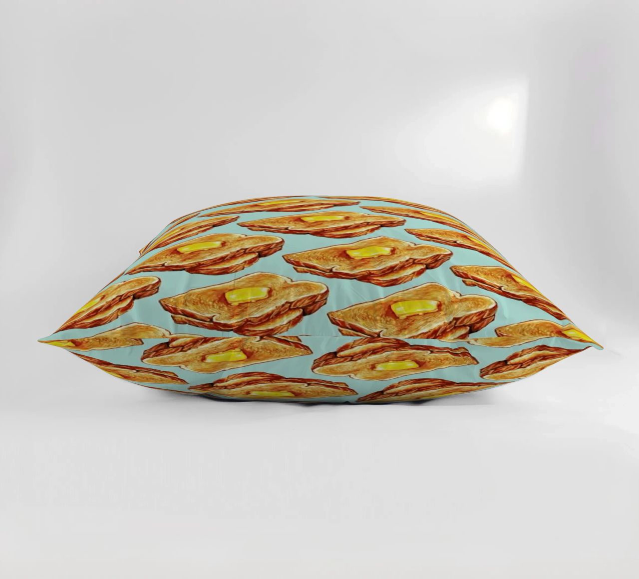 Buttered Toast Pattern cuscino da Kelly Gilleran