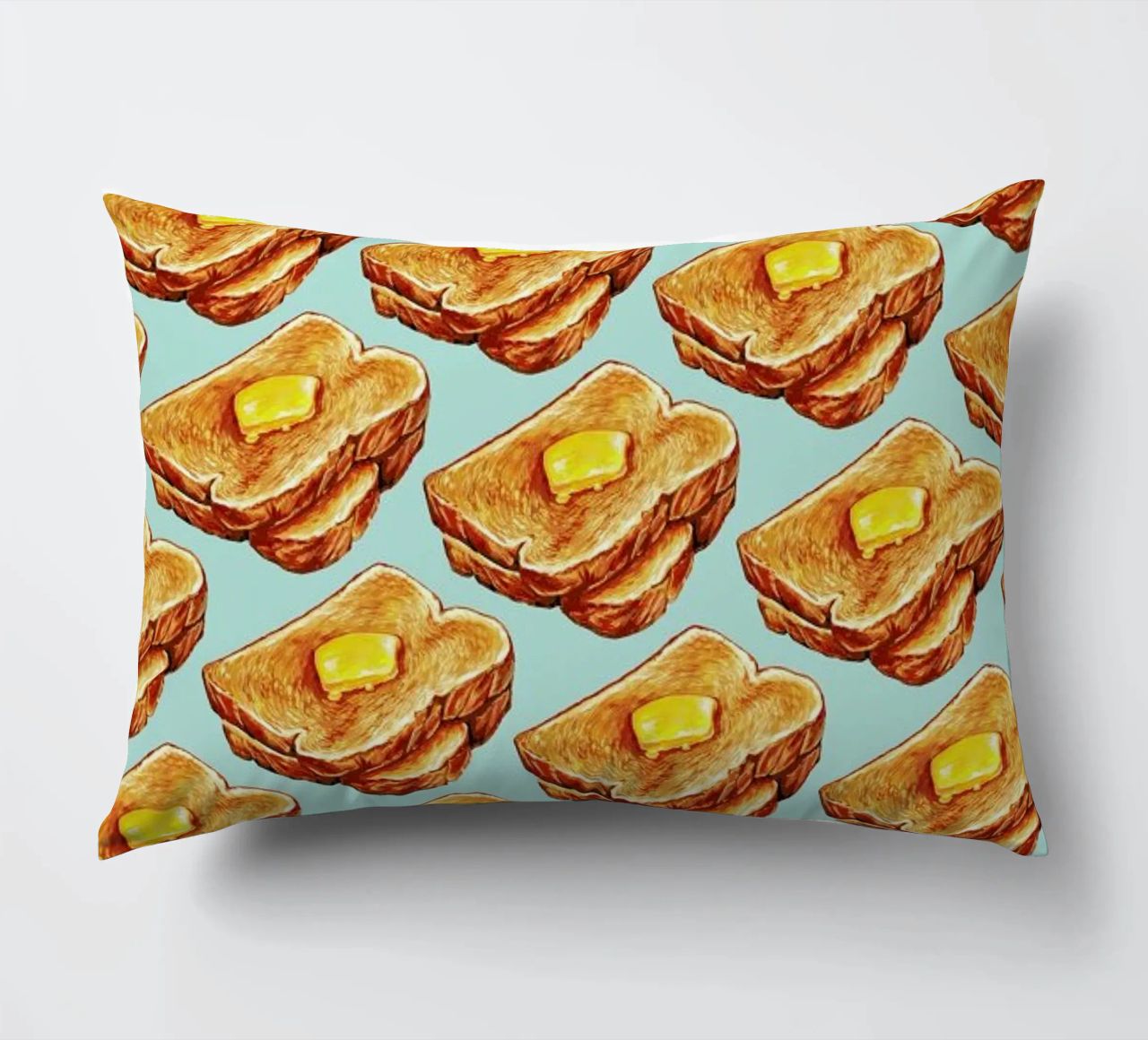 Buttered Toast Pattern cuscino da Kelly Gilleran