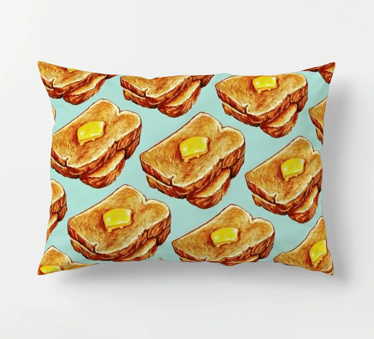Buttered Toast Pattern cuscino da Kelly Gilleran