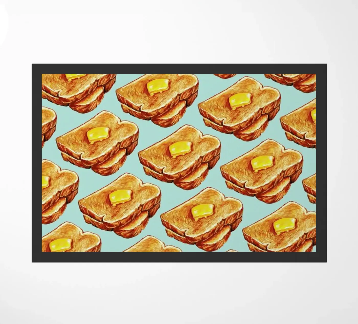 Buttered Toast Pattern deurmat van Kelly Gilleran