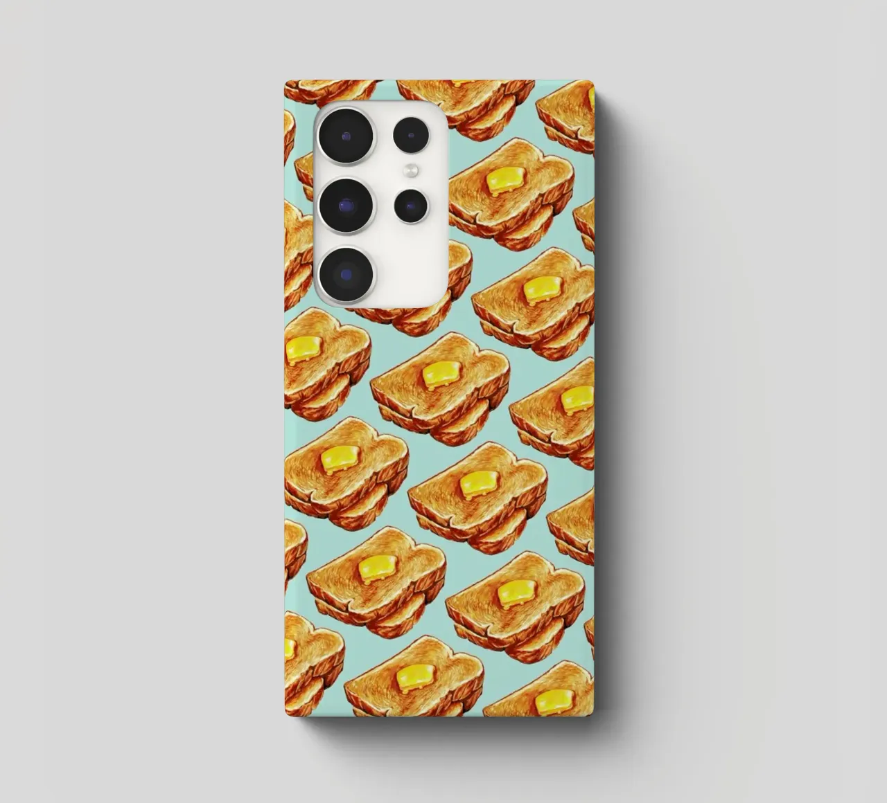 Buttered Toast Pattern cover samsung da Kelly Gilleran