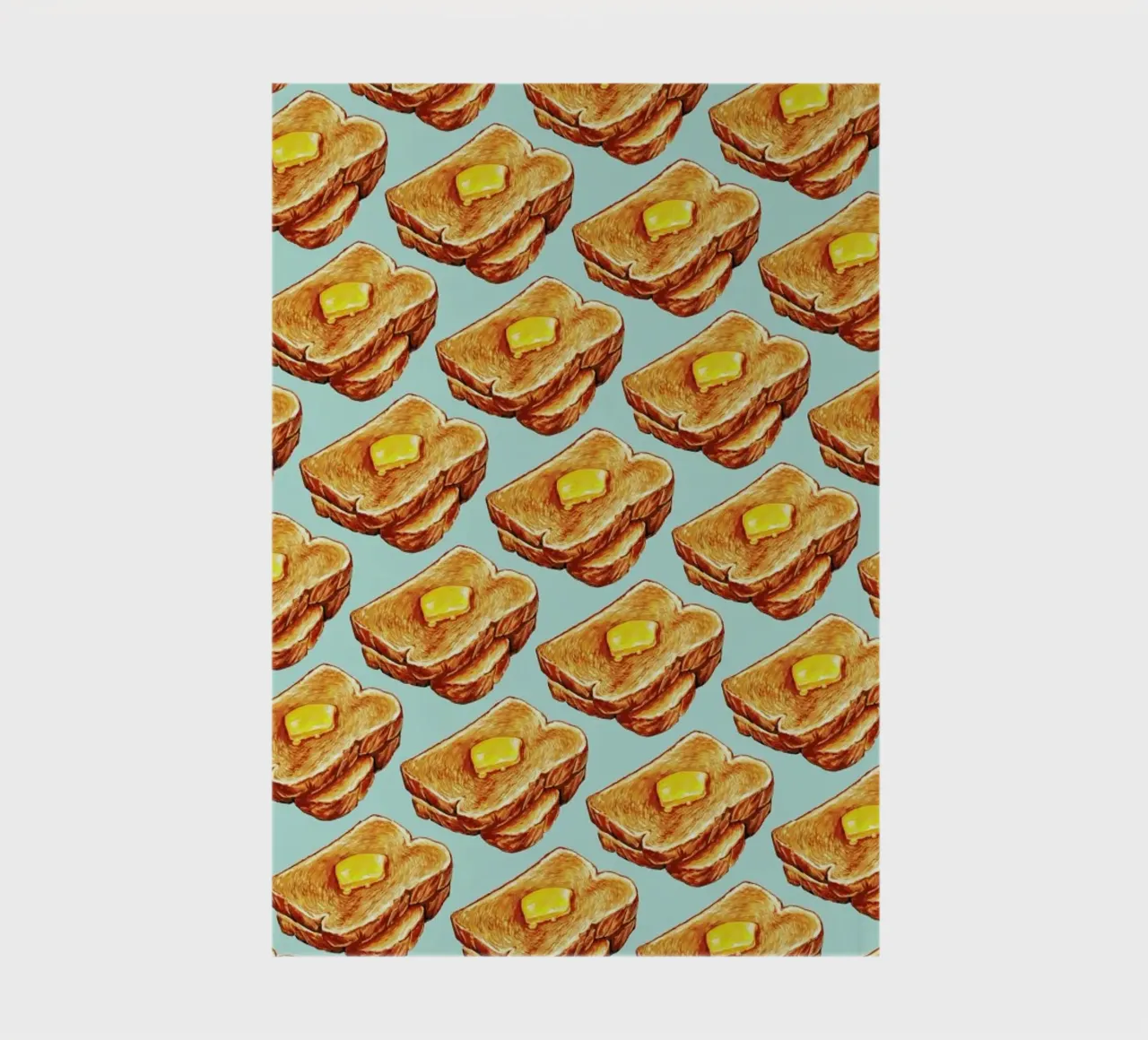 Buttered Toast Pattern carnet de notes de Kelly Gilleran