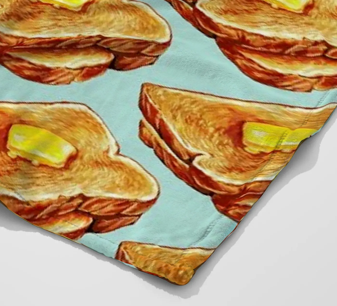 Buttered Toast Pattern coperta in pile da Kelly Gilleran