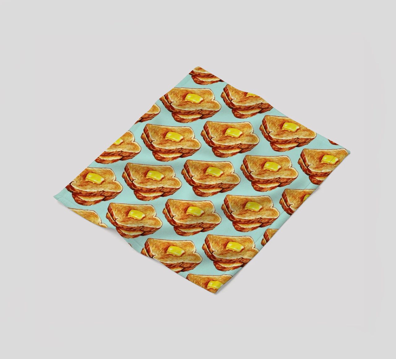 Buttered Toast Pattern coperta in pile da Kelly Gilleran