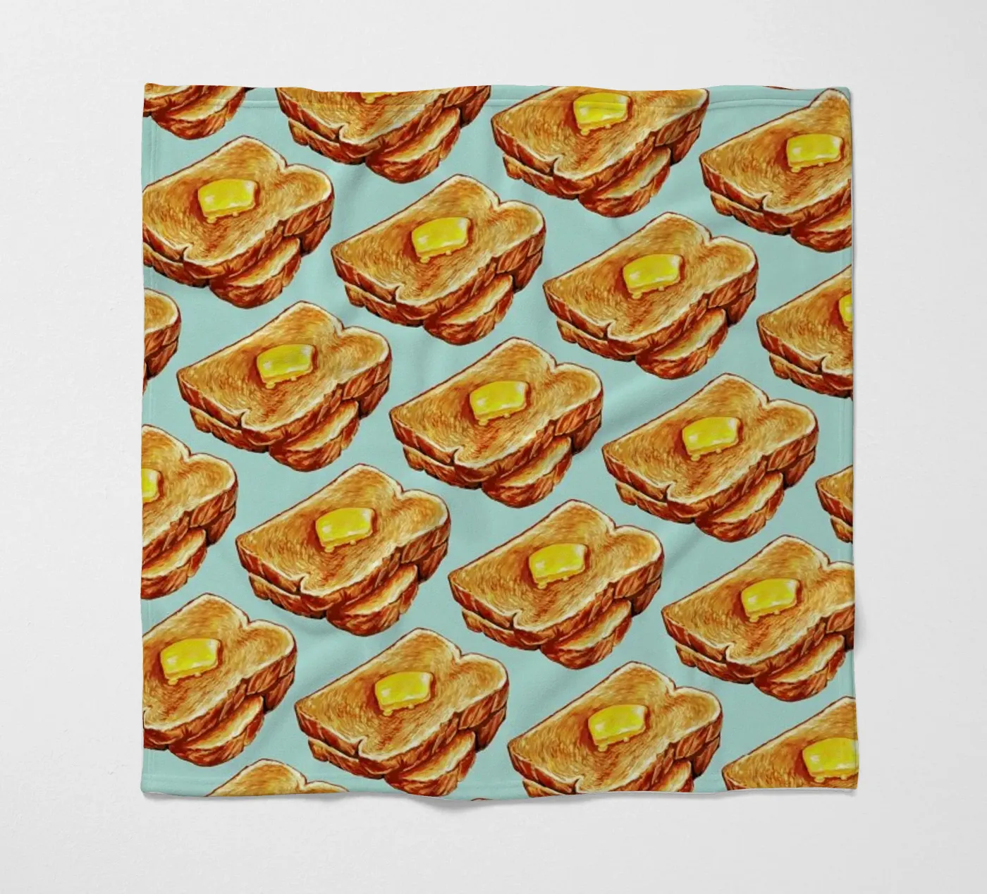 Buttered Toast Pattern fleecedeken van Kelly Gilleran