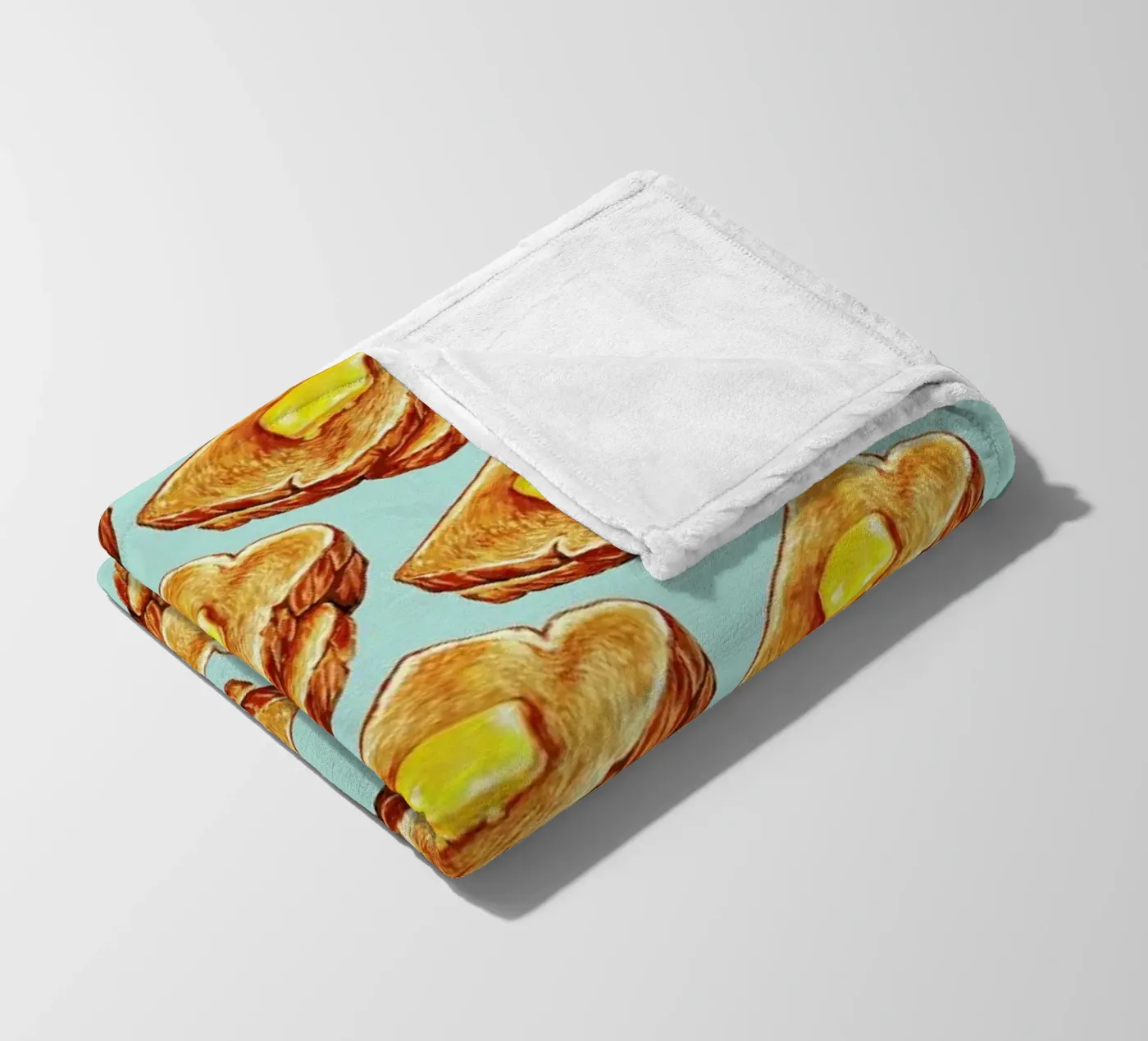 Buttered Toast Pattern coperta in pile da Kelly Gilleran