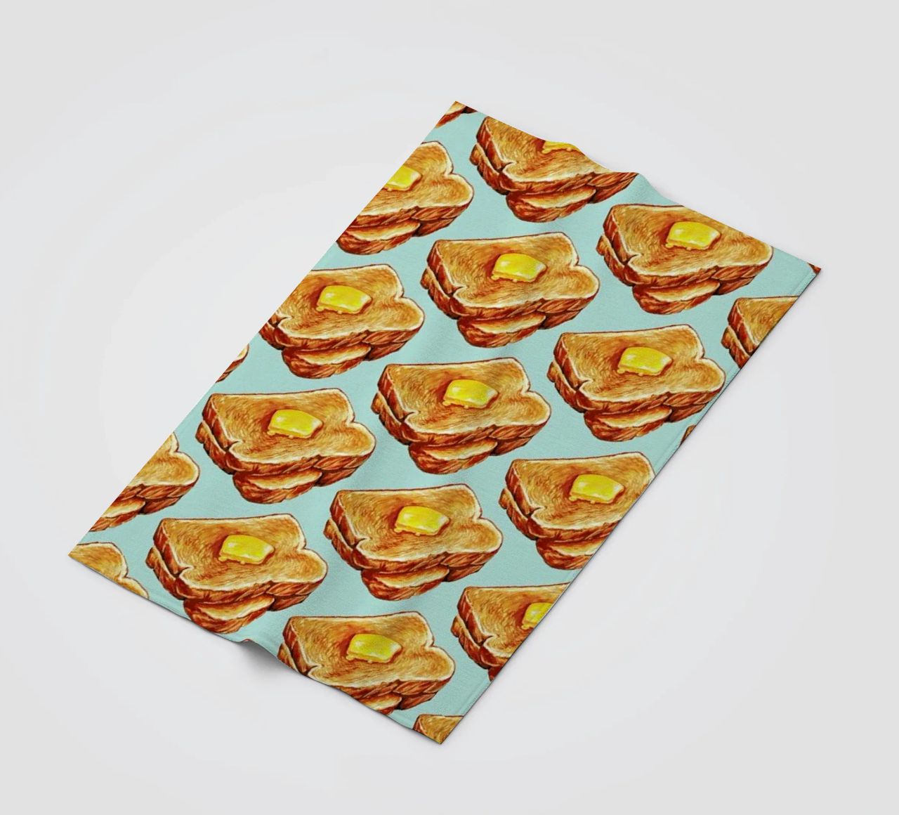 Buttered Toast Pattern coperta in pile da Kelly Gilleran