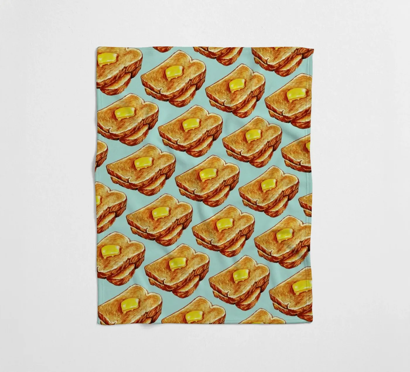 Buttered Toast Pattern fleecedeken van Kelly Gilleran