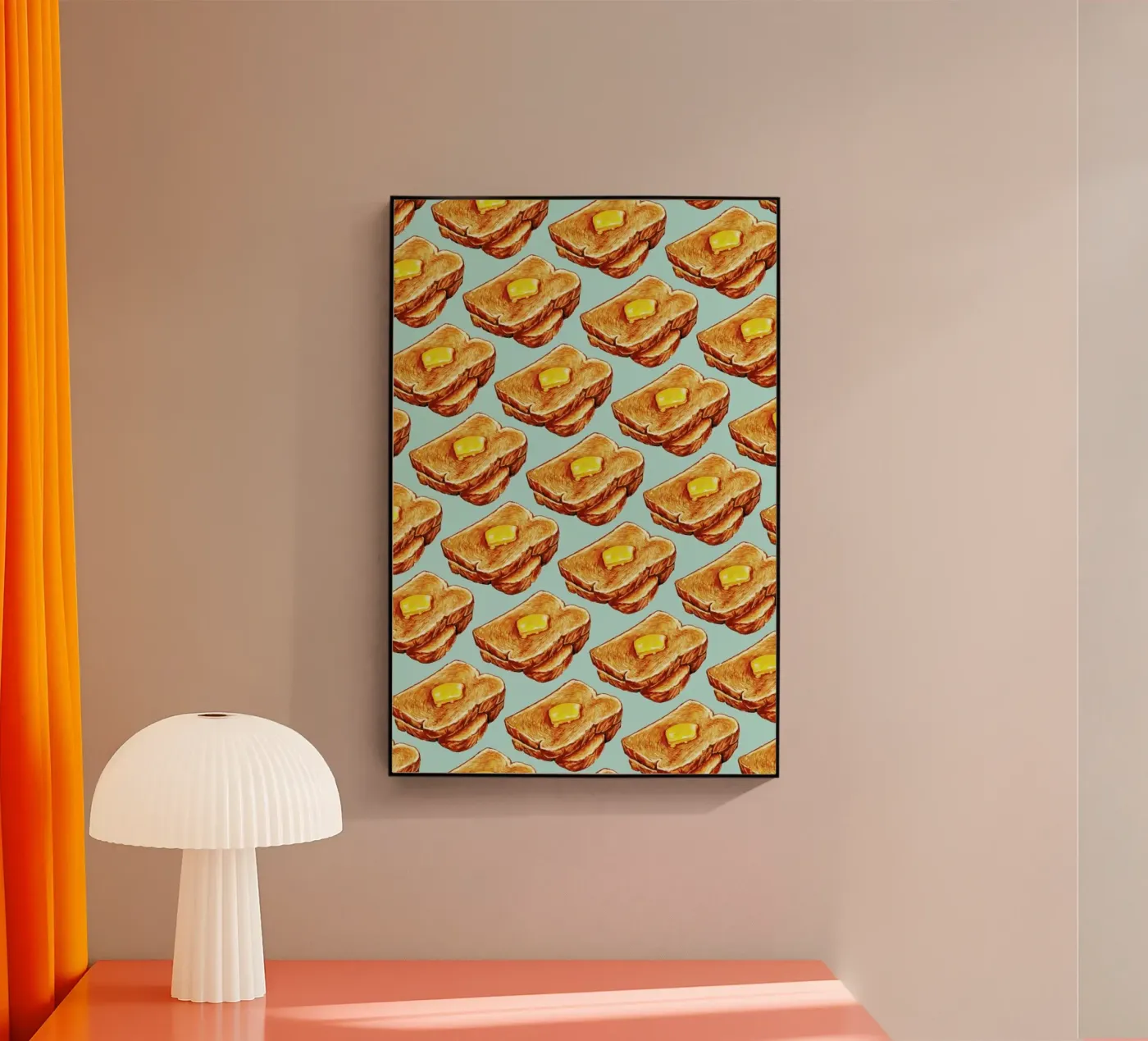Buttered Toast Pattern plexiglas de Kelly Gilleran