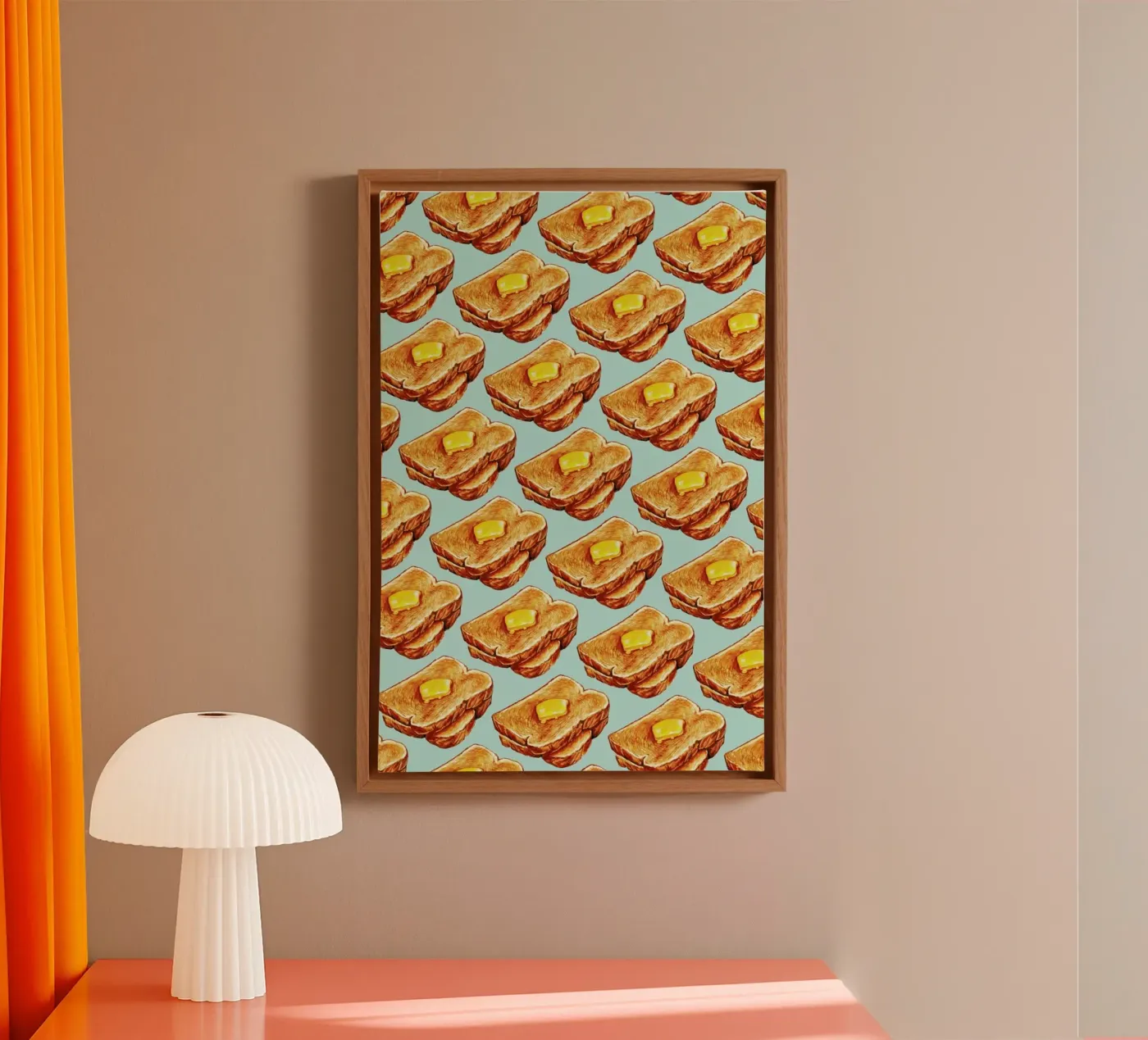 Buttered Toast Pattern tela da Kelly Gilleran