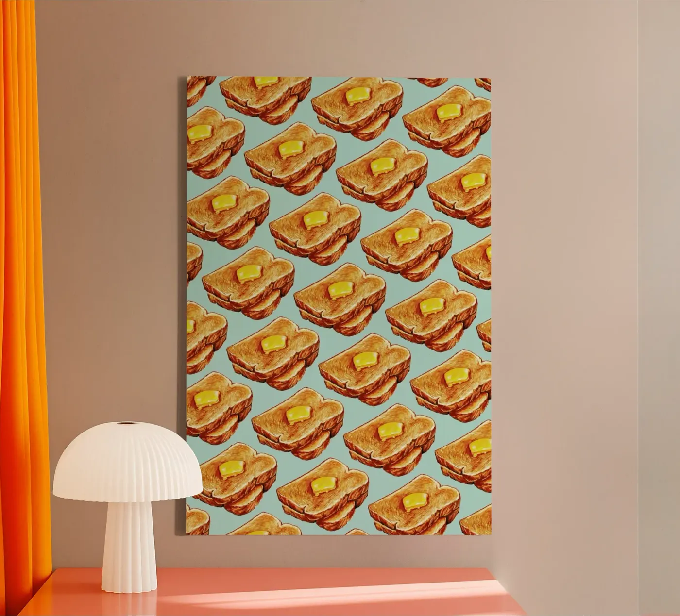 Buttered Toast Pattern tela da Kelly Gilleran