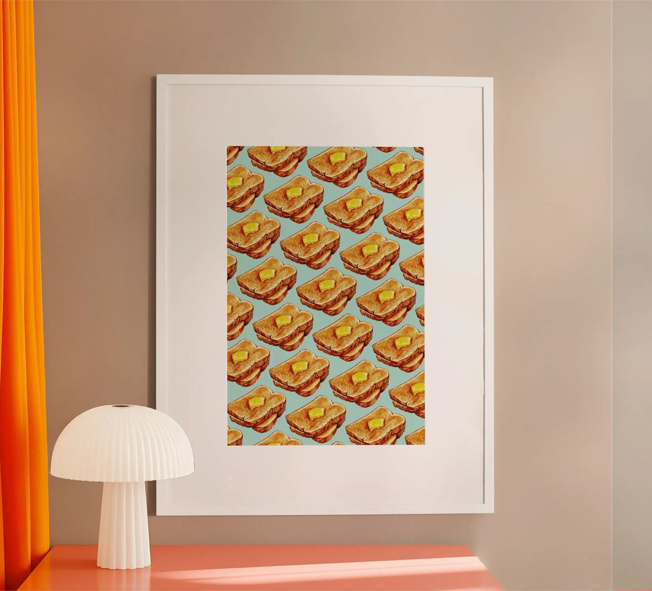 Buttered Toast Pattern carta hahnemühle da Kelly Gilleran