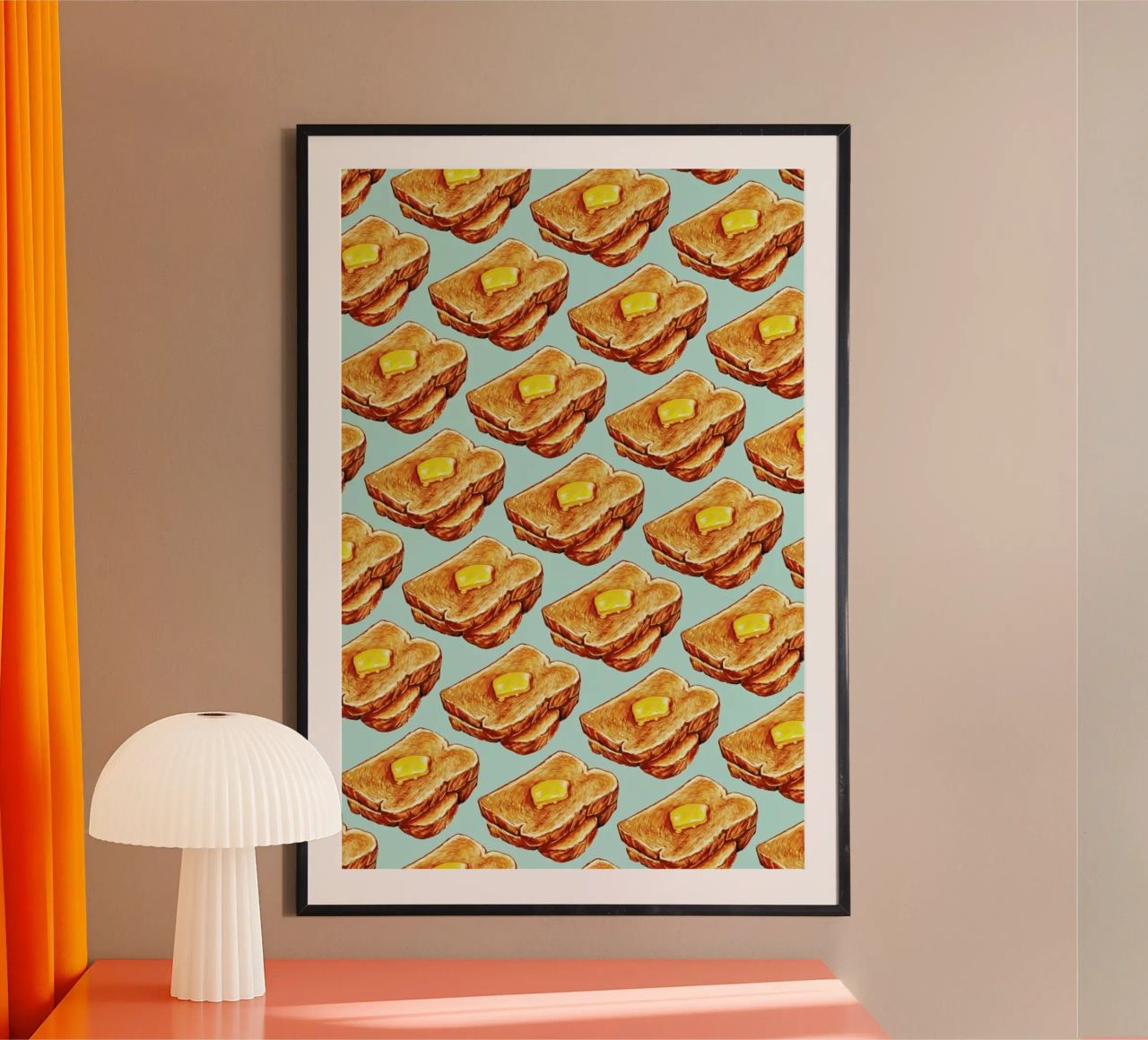 Buttered Toast Pattern carta hahnemühle da Kelly Gilleran