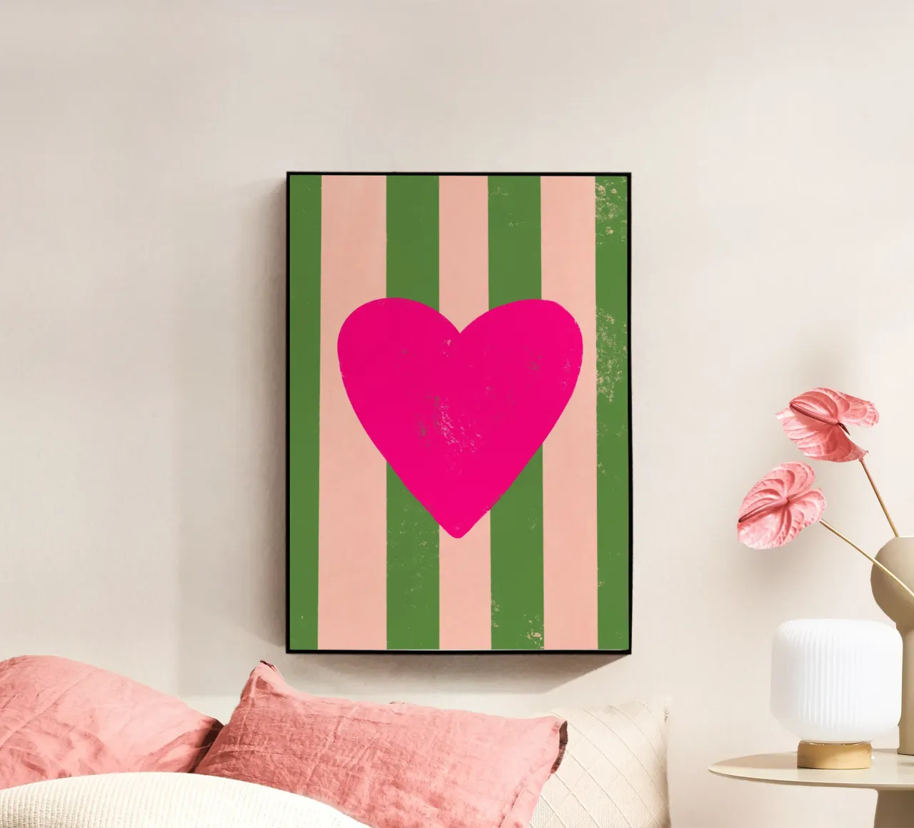 Cuore rosa plexiglass da Art House