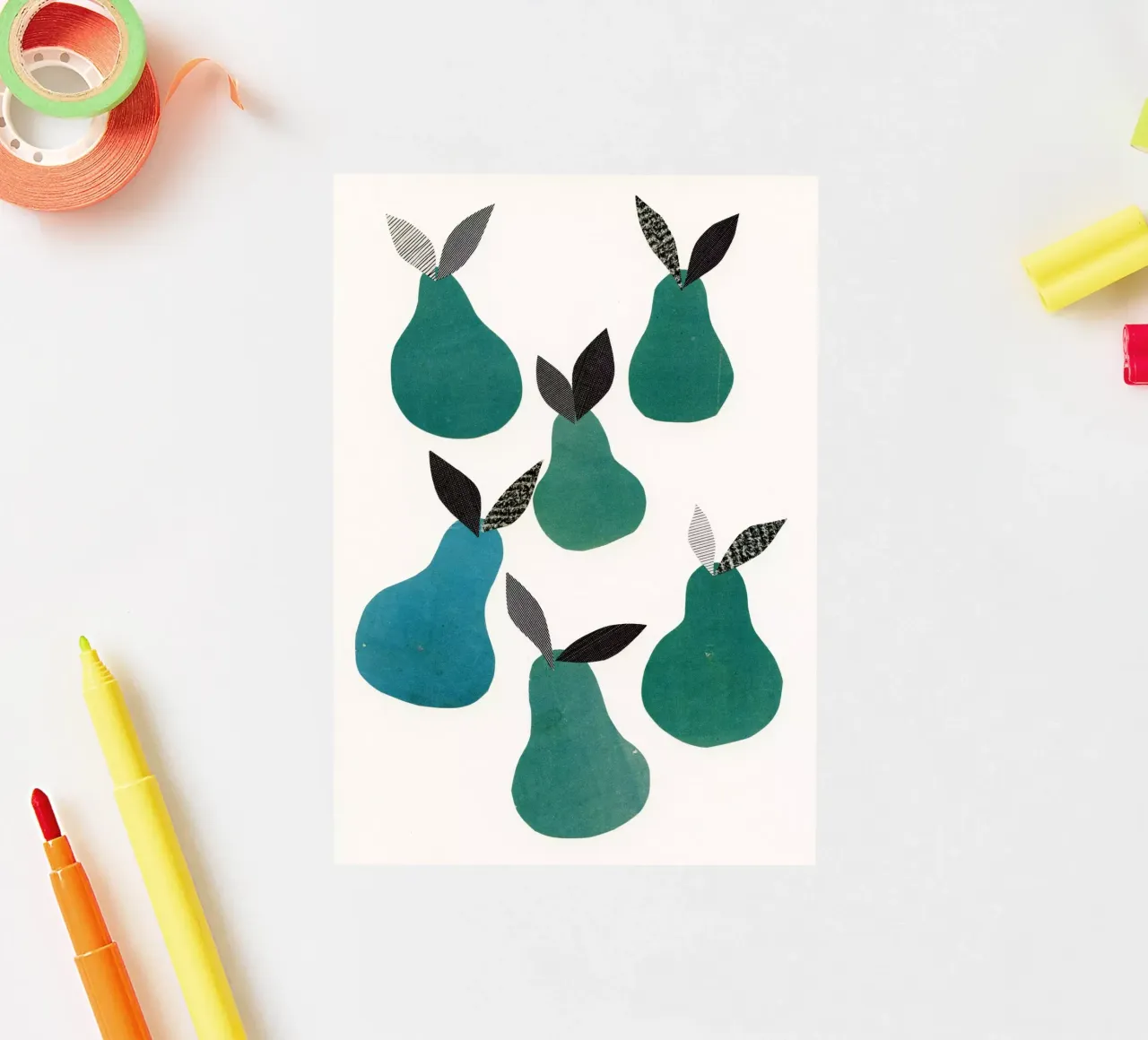 Pears sticker by Cassia Beck Collage
