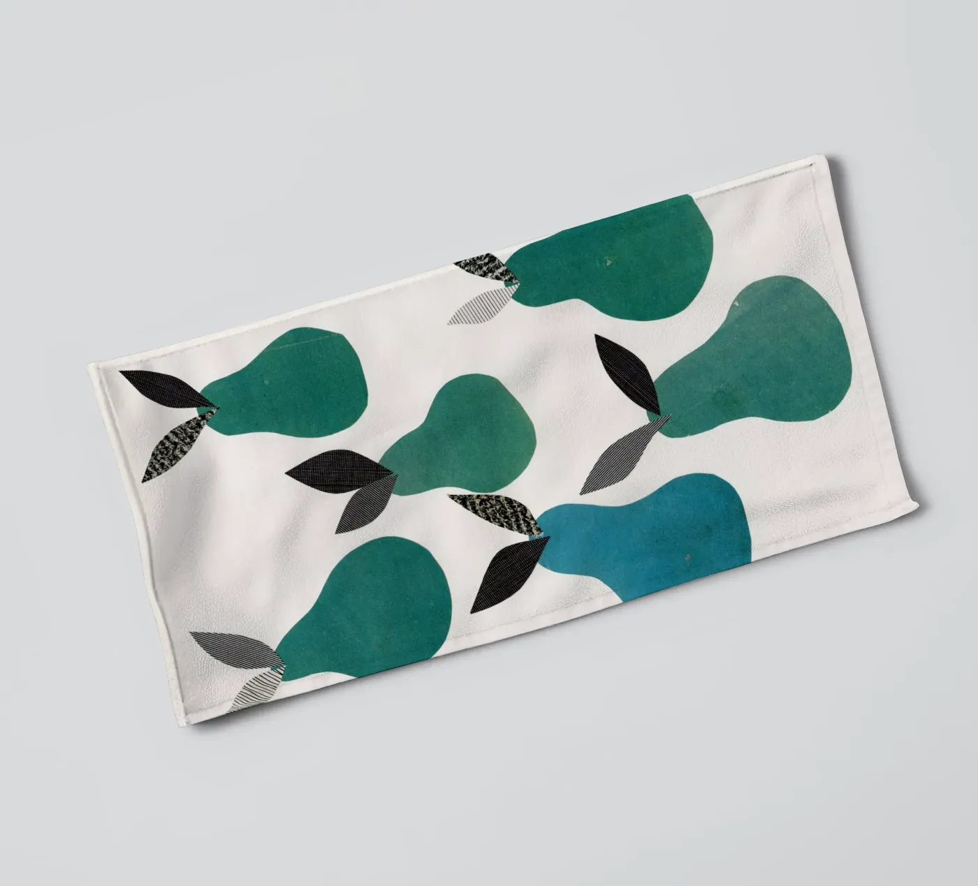 Peren badhanddoek van Cassia Beck Collage