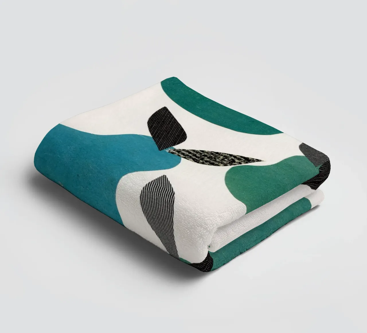Pears towel by Cassia Beck Collage