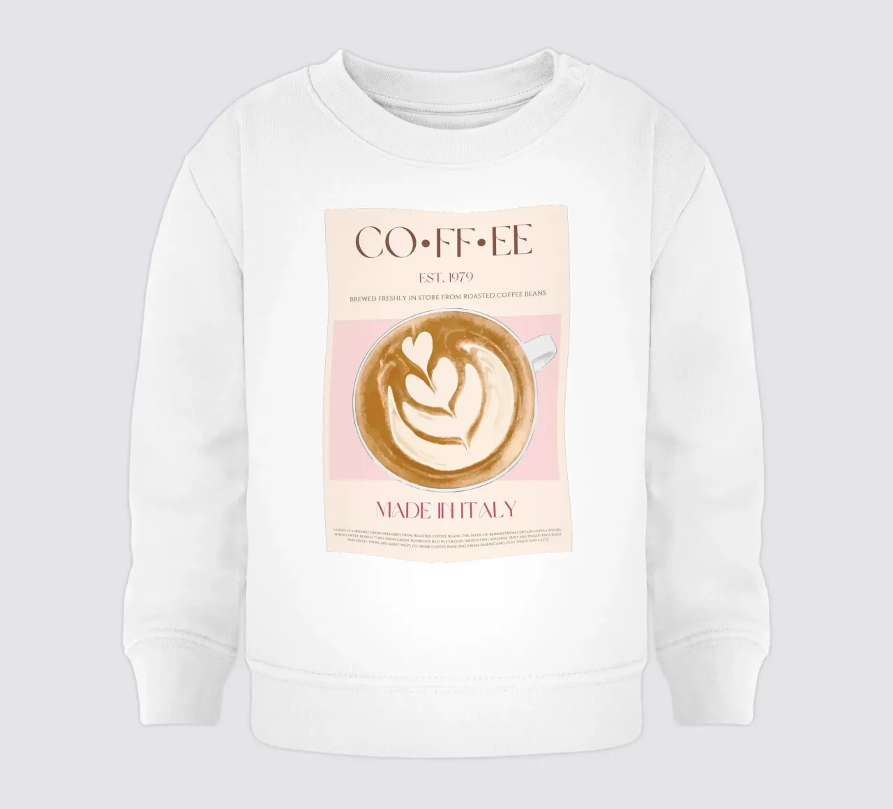 Caffè felpa neonato da Charlotte Gagnon