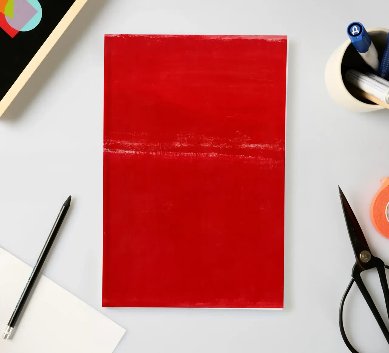 Mark Rothko Untitled Red notebook by Classic Art Prints