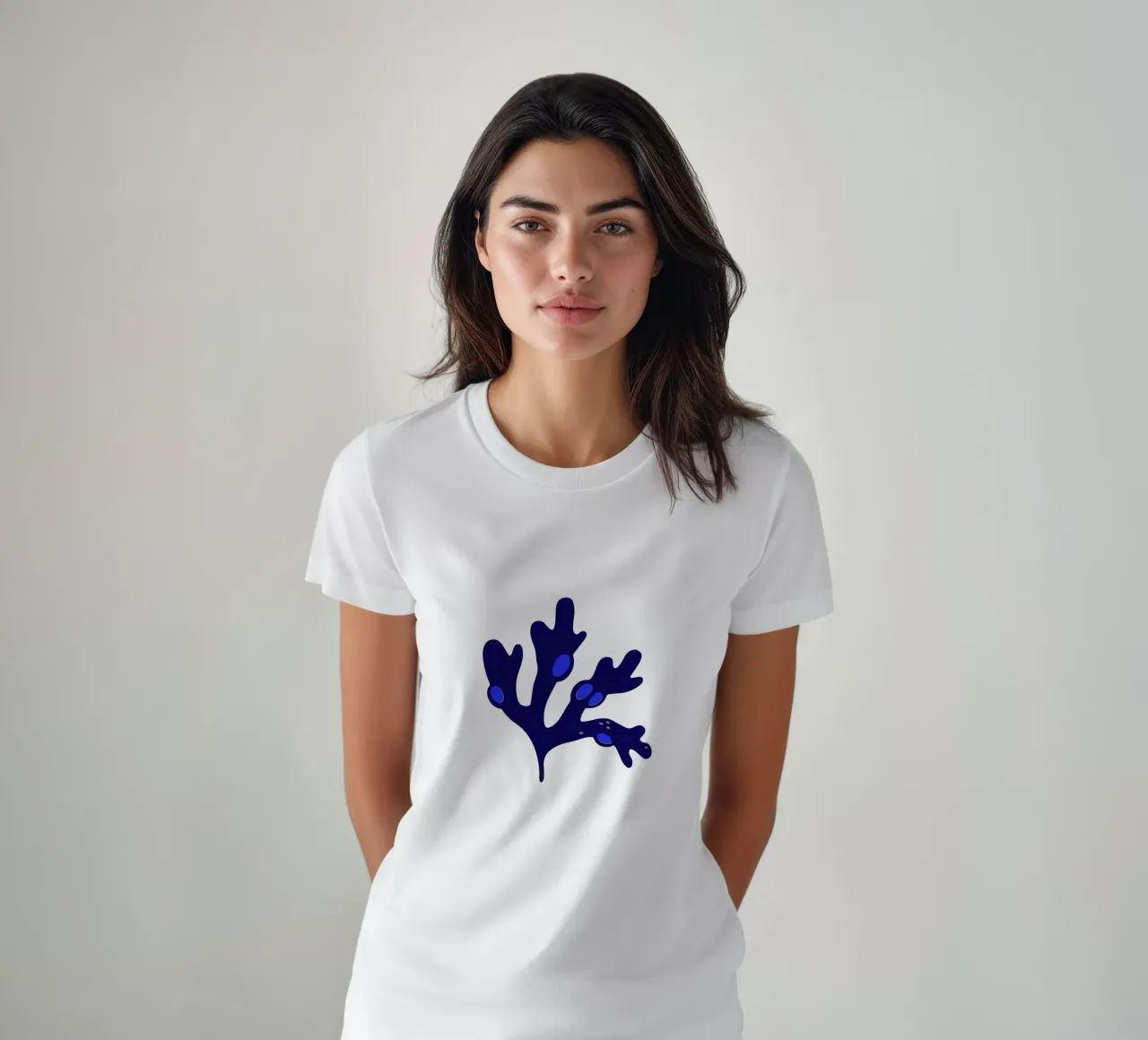 Bladderwrack Blu t-shirt da Lidia Blomgren