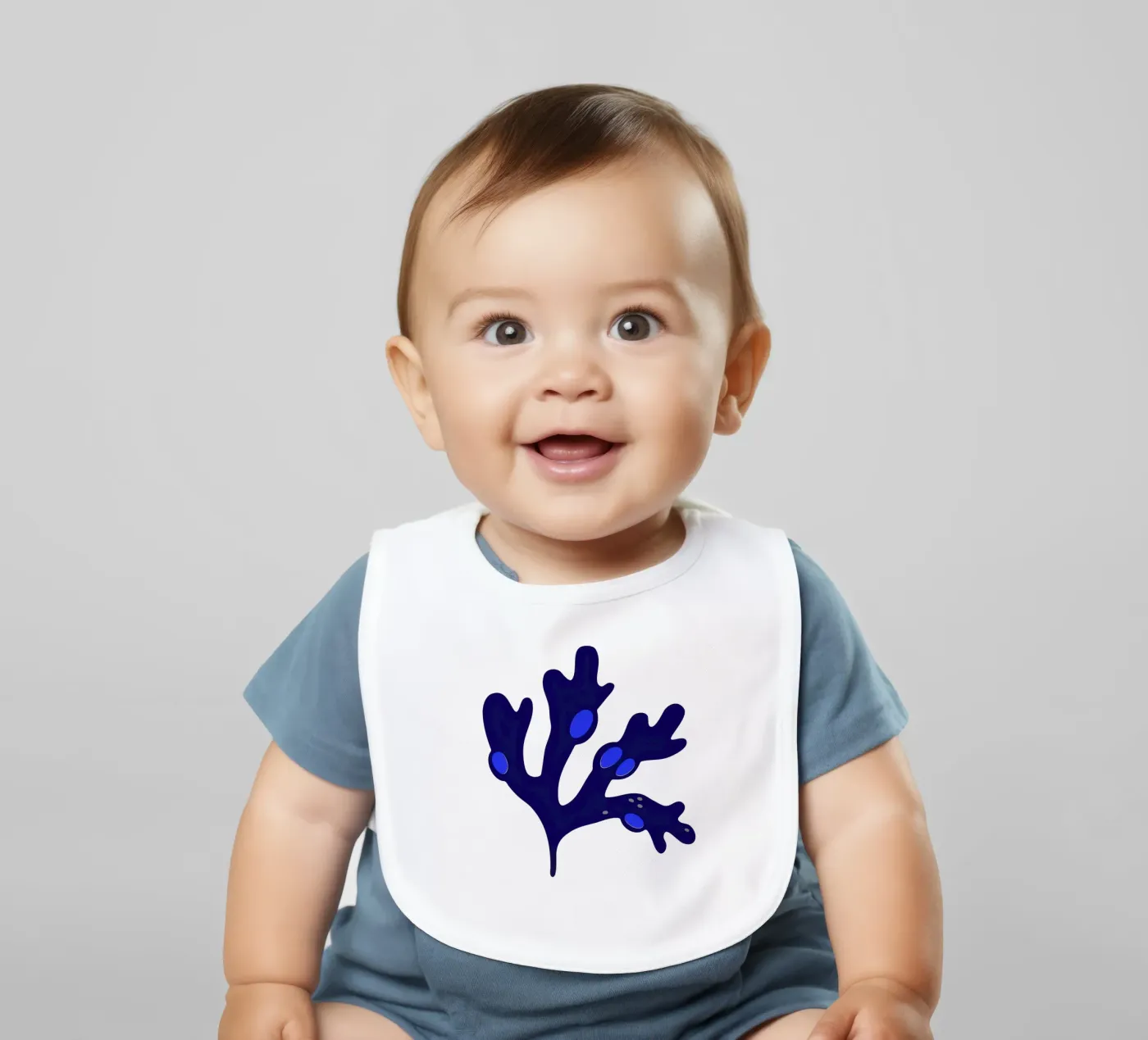 Bladderwrack Blu bavaglino da Lidia Blomgren