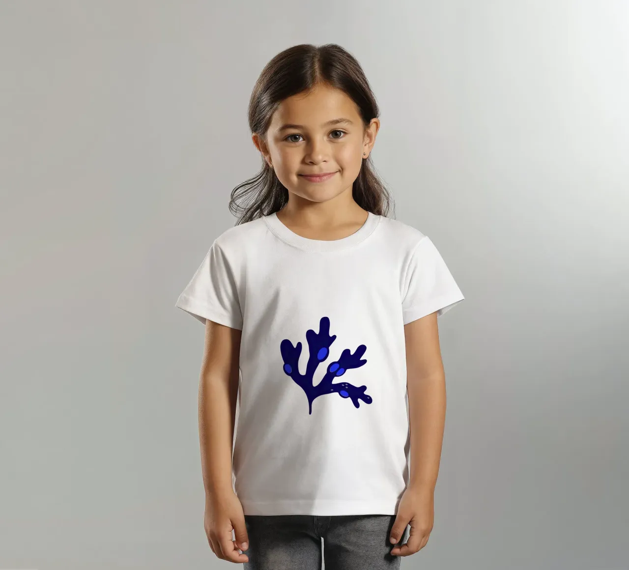 Bladderwrack Blu t-shirt bambini da Lidia Blomgren