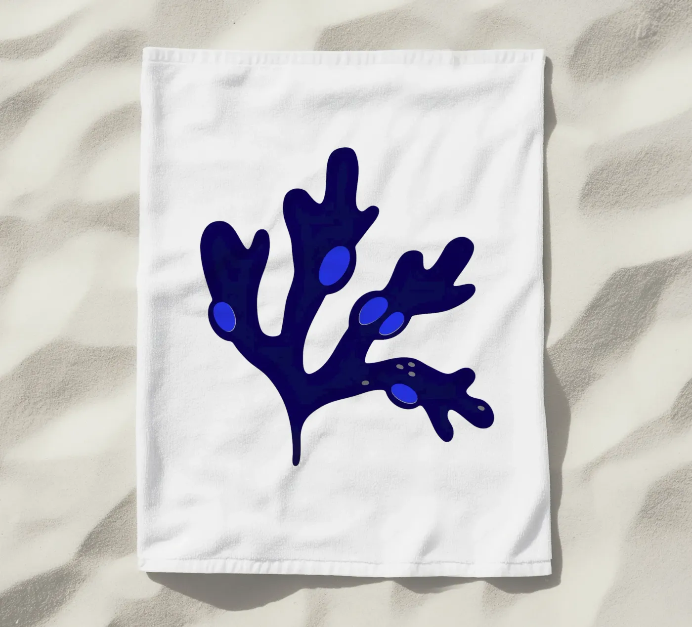 Blasentang Blau Strandtuch von Lidia Blomgren