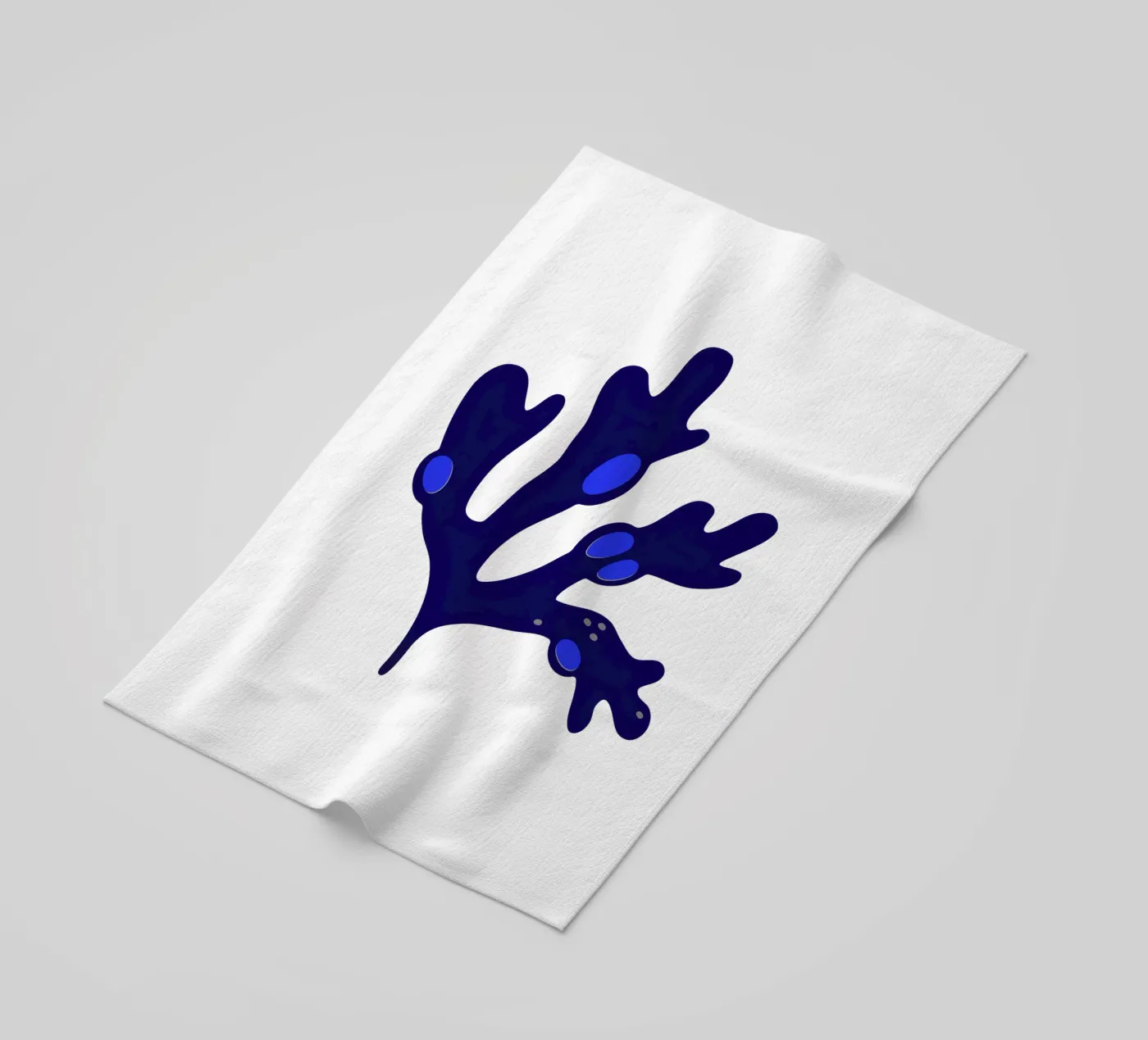 Blasentang Blau Strandtuch von Lidia Blomgren