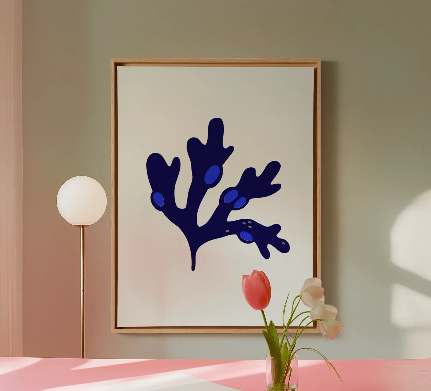 Bladderwrack Blu tela da Lidia Blomgren