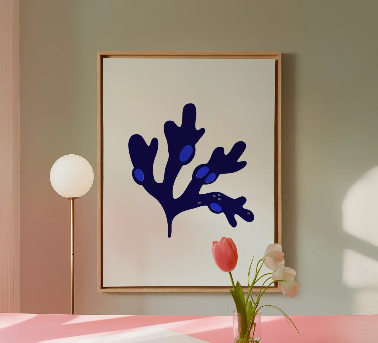 Bladderwrack Blu tela da Lidia Blomgren