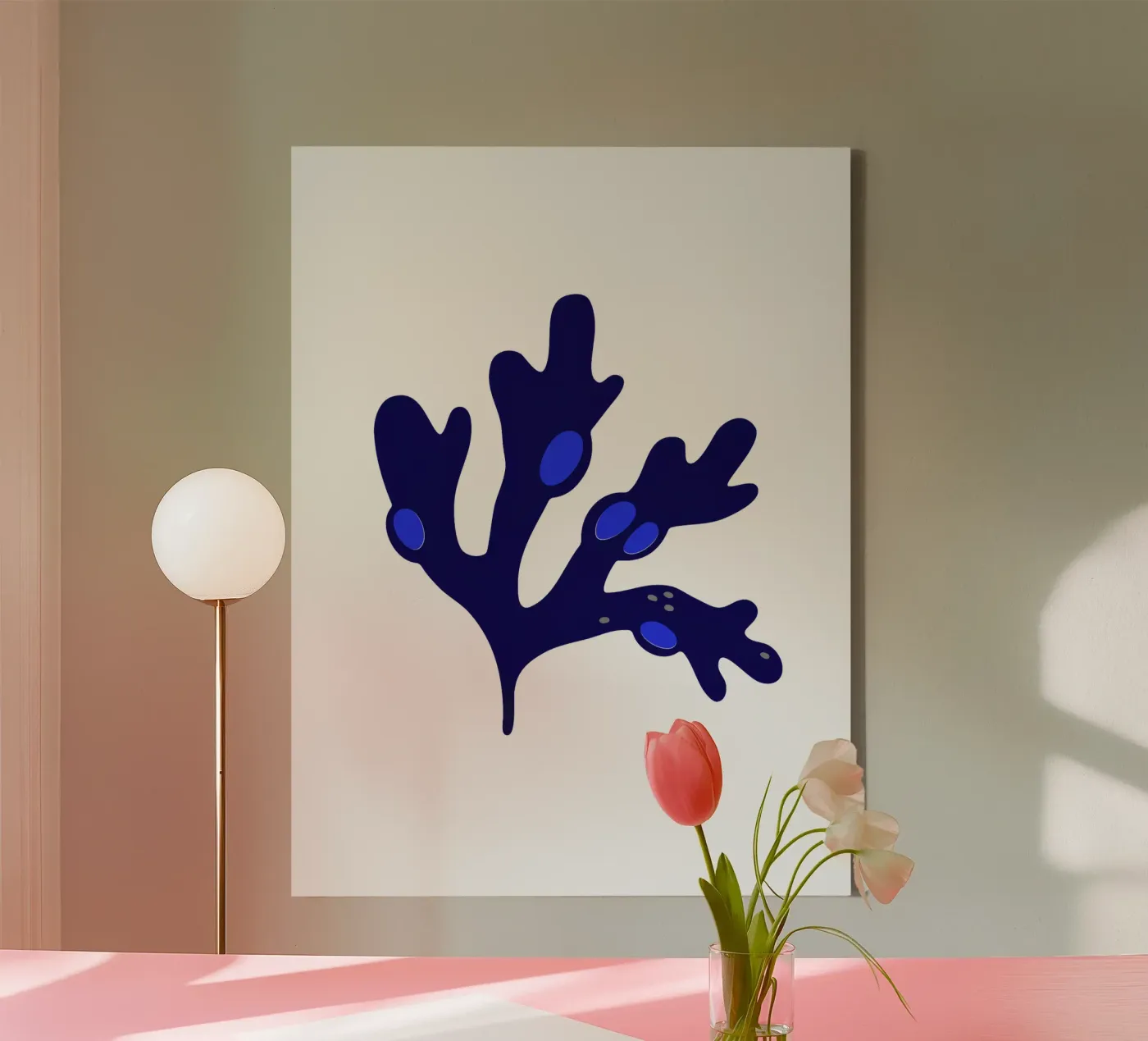 Bladderwrack Blu tela da Lidia Blomgren