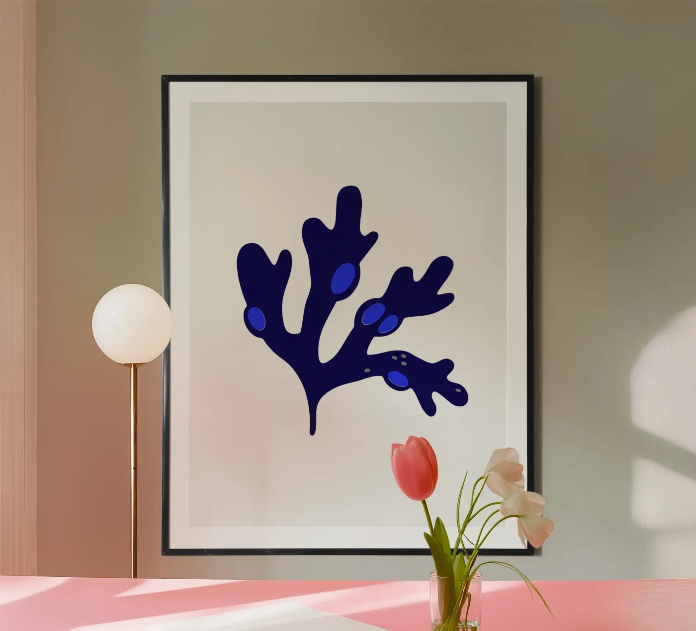 Bladderwrack Blu poster da Lidia Blomgren