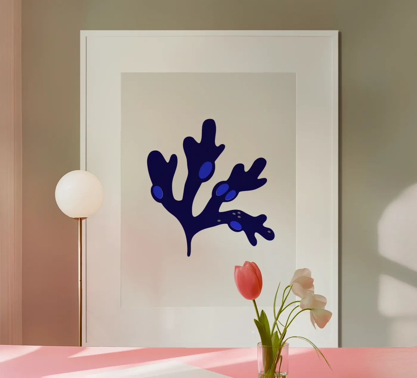 Bladderwrack Blu poster da Lidia Blomgren